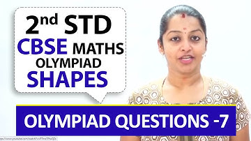 Shapes - Olympiad Questions -7 | CBSE | 2nd standard CBSE Maths olympiad | Olympiad Math