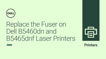 Replace the Fuser on Dell B5460dn and B5465dnf Laser Printers