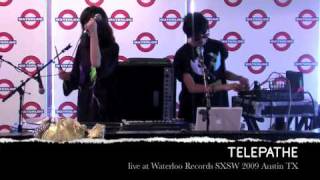 Telepathe live at Waterloo Records SXSW 2009 Austin, TX