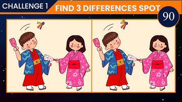 Find 3 Differences Spot Challenge | Japanese Pictures #13