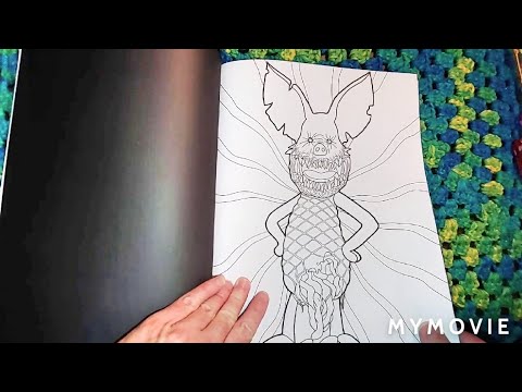 Adult Coloring Book Flip Through Disney Of Horror Jack Ryan ...