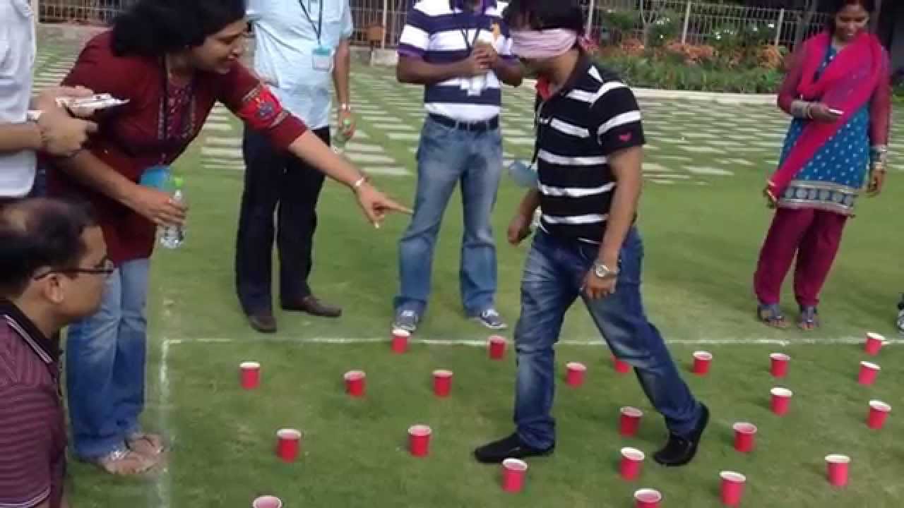 fun team work games