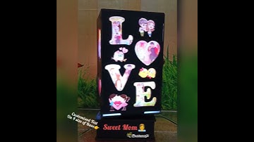 Rotating Lamp, Wooden Photo Lamp, Sublimation Rotating Lamp, #BusinessJi Photo Gifts