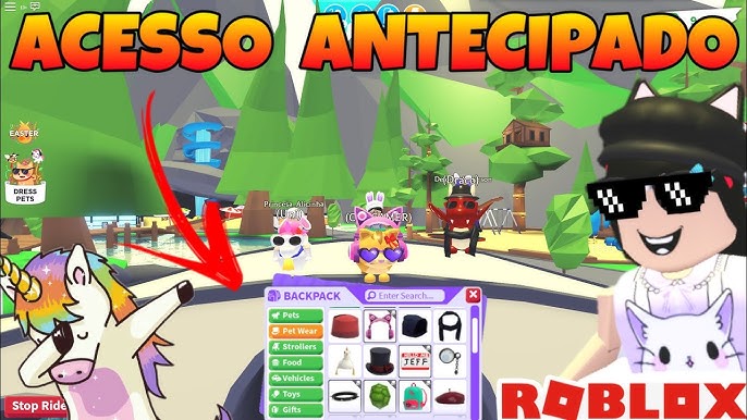 🐞 ATRAVESSAMOS a PAREDE do NOVO PET SHOP 🐶 ADOPT ME - Roblox