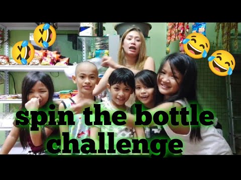 Spin The Bottle challenge with the kids