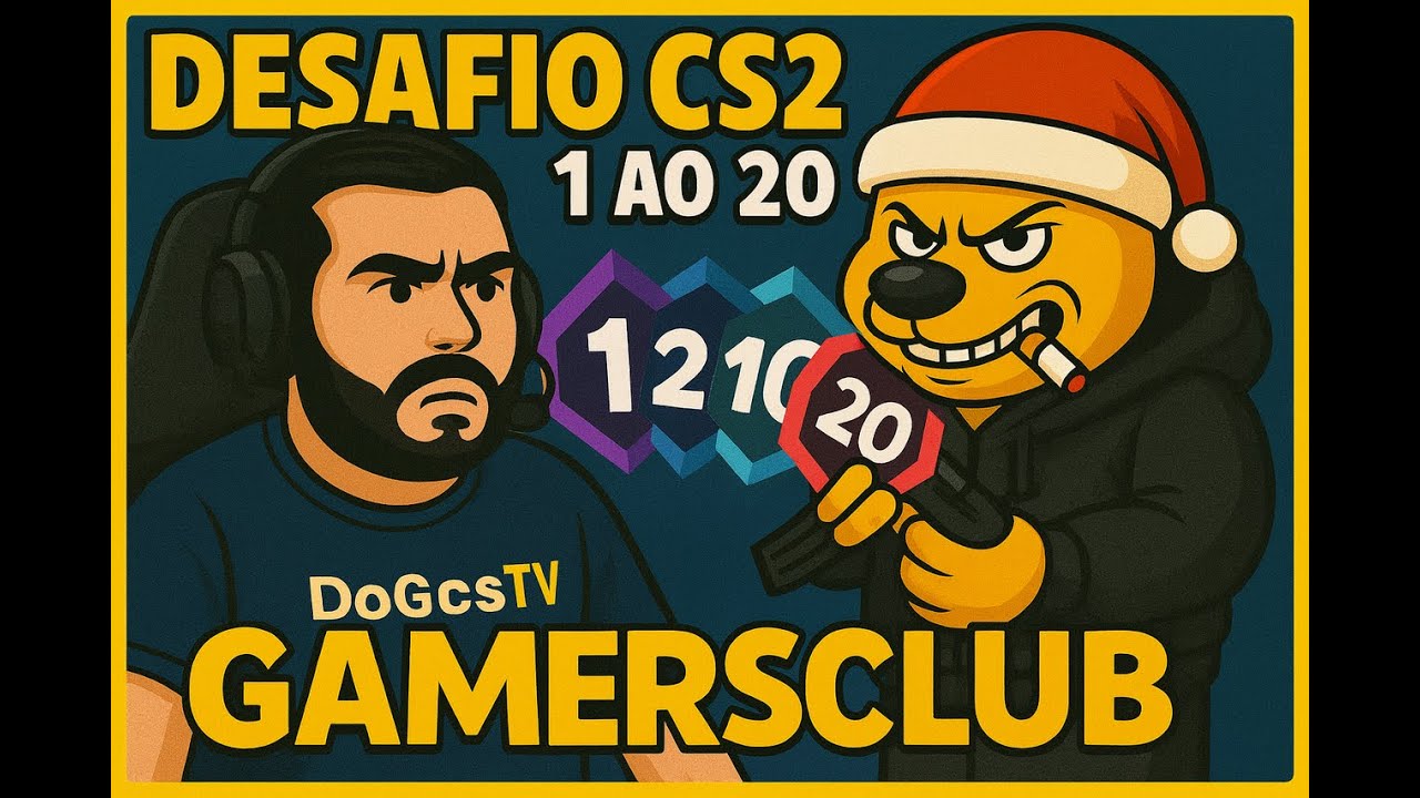 | 🎮CS2 AO VIVO 🎮 | FOCO 0 AO 20 GamersClub | 