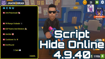 Hide Online 4.9.40 Menu Hack Script