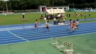20140712 横三地区総体 100予選4組