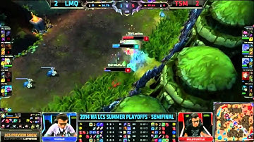 TSM Killstreak with crazy plays - TSM vs LMQ