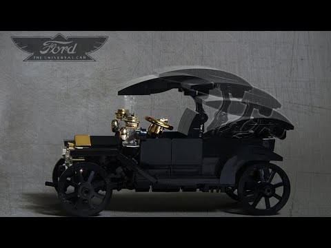 Lego® Ford Model T Folding Top Stop Motion - Youtube