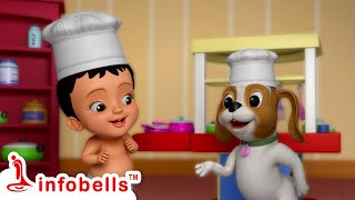 ⁣ಚಿಟ್ಟಿಯ ಅಡಿಗೆ ಆಟ - Playing with Kitchen Toys | Kannada Rhymes and Kids Shows | Infobells