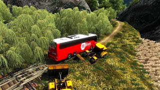EXTREME, Scania Bus Driving in WORLD's Most Dangerous and Narrow Roads screenshot 2
