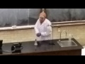 Hydrogen explosion chemical experiment
