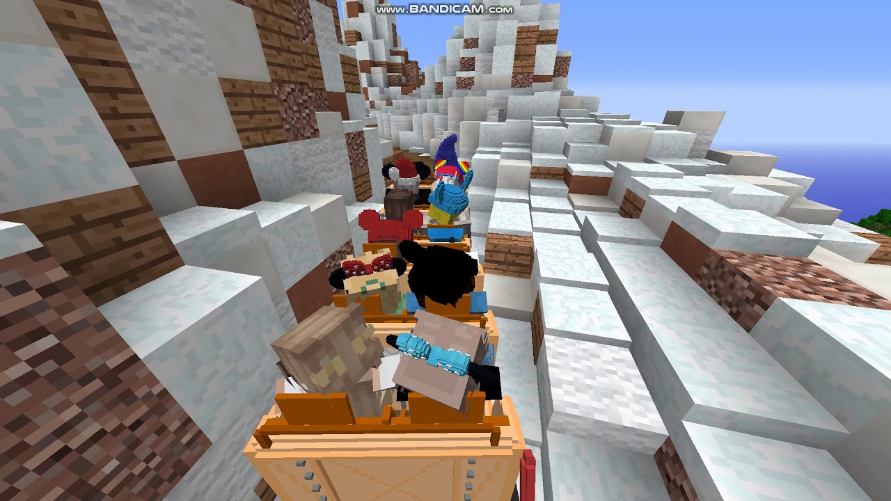 Disney's Animal Kingdom Expedition Everest In minecraft!!!