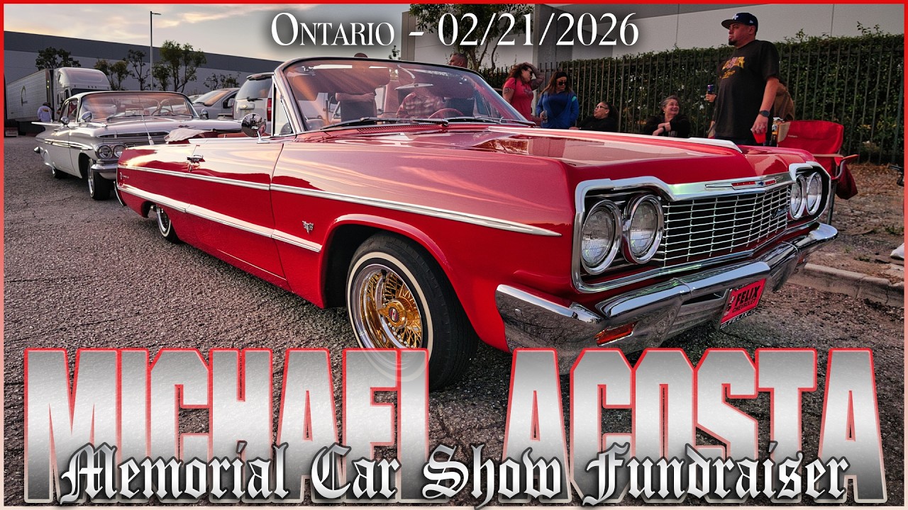 Ontario Lowrider Meet! Remembering Michael Acosta 🙏🚙