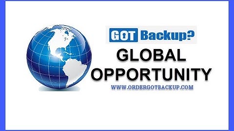 Gotbackup Instant Global Opportunity Presentation by Mohamed Fazal hosted by Kelly Ronsyn