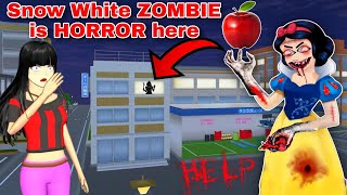 Horror Secret of Snow White ZOMBIE at here !! in New UPDATE Sakura School Simulator