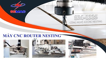 Máy cnc nesting thay dao tự động SM-1325 I Sản xuất tủ bếp tủ áo #Semac