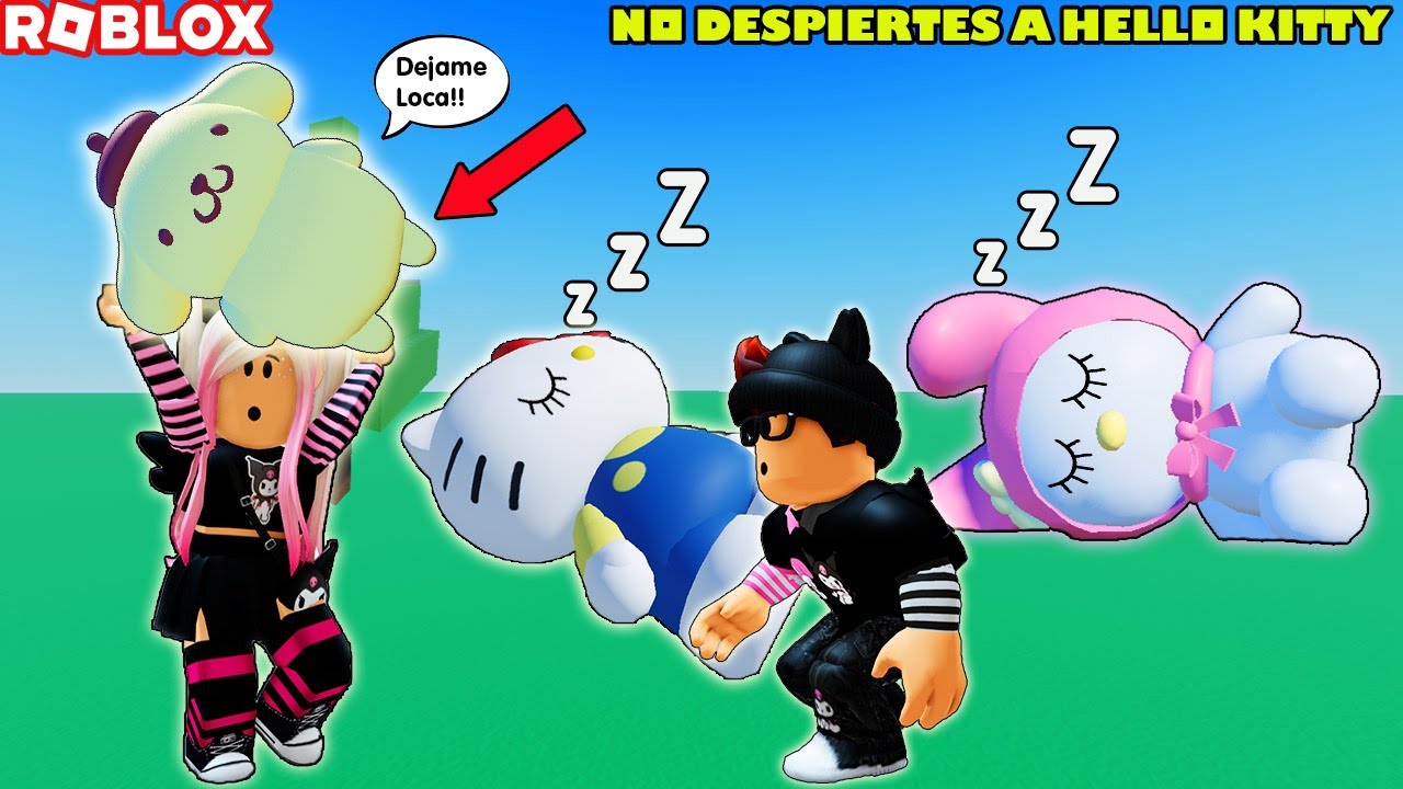 No Despiertes A Hello Kitty! Robando A Sus Amigos Mientras Ella Duerme!😀😍
