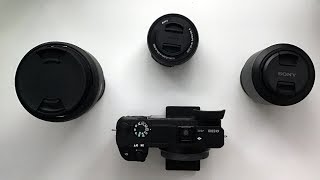 видео: Объективы для sony a6300. Sigma 16mm 1.4 и Sony 50mm 1.8 OSS. картинка: Объективы для sony a6300. Sigma 16mm 1.4 и Sony 50mm 1.8 OSS.