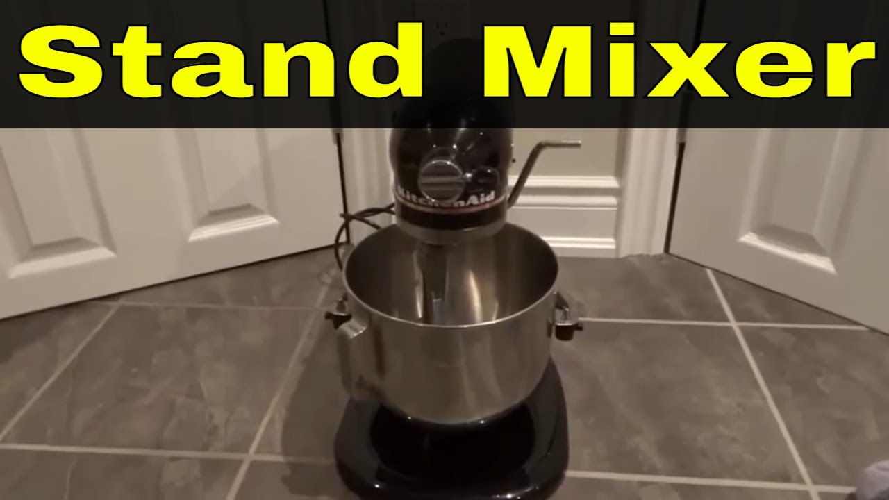 Kitchenaid Stand Mixer Review-EVERY Kitchen Needs One - YouTube