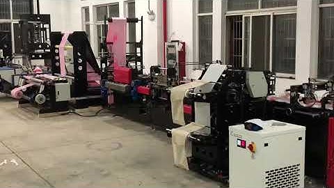 multifunction soft loop bag making machine