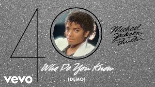 Who Do You Know Aringe 80S Mix Michael Jackson
