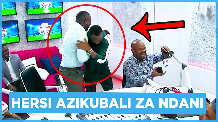INJINIA HERSI AMPIGIA SALUTI MZEE WA KUDERE BAADA YA KUTOA ZA NDAAANI ZA MBELE YAKE