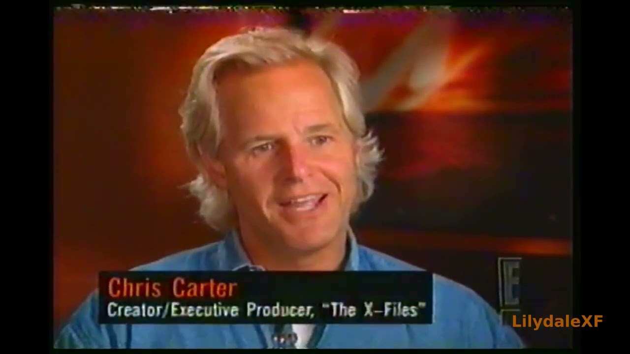 X-Files season 8 premiere interviews on E! News (2000)