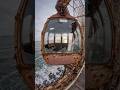 Abandoned Radio Telescope Dish Transformed into a Dream Suspended Infinity Pool & Lounge |