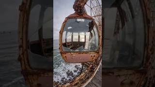 Abandoned Radio Telescope Dish Transformed into a Dream Suspended Infinity Pool & Lounge |