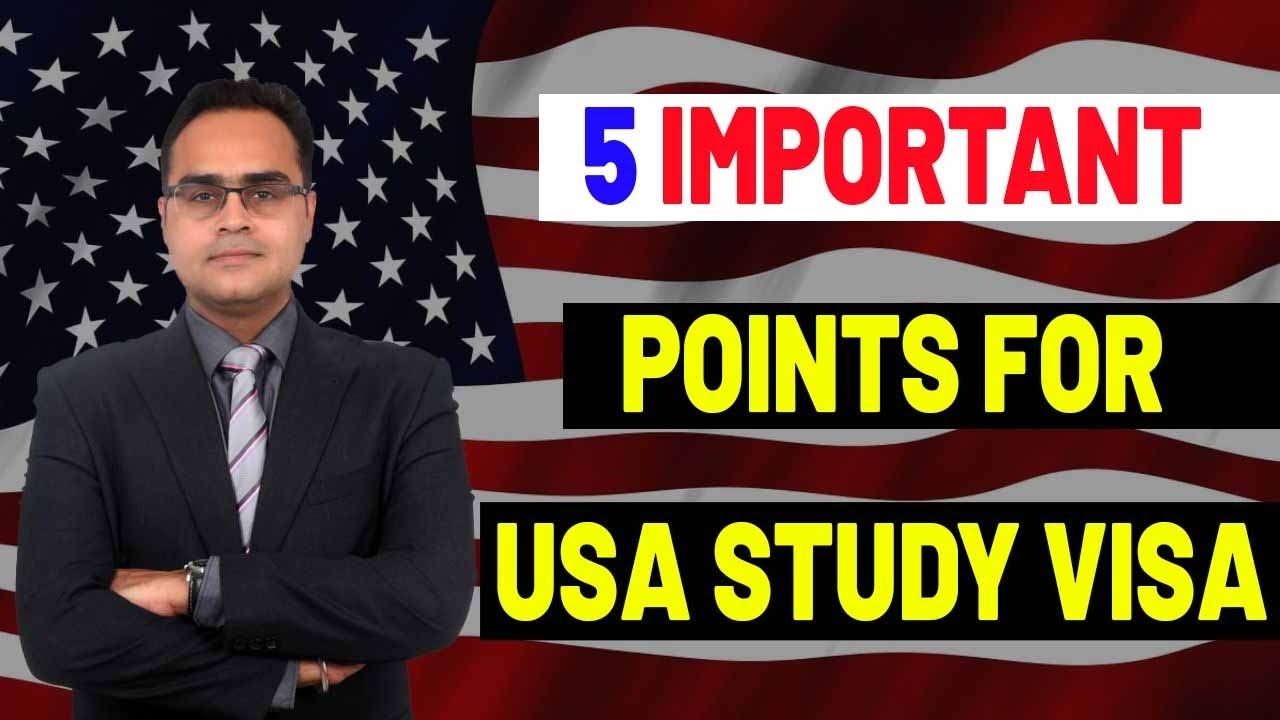 5 IMPORTANT POINTS FOR USA  STUDY VISA UPDATES 2023 | USA CANADA