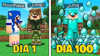 Minha amiga me deu 1 REAL e EU FIQUEI RICO | Minecraft Tycoon