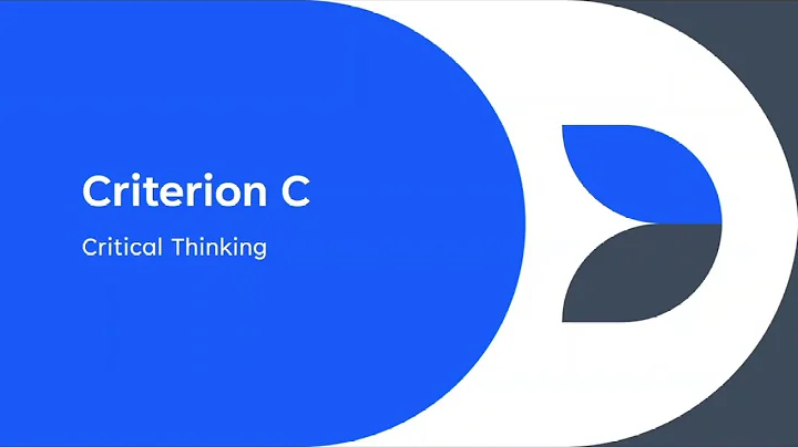 Criterion C - Key tips and guidance