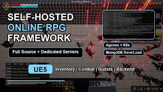 Top-Down Online RPG Framework for UE5 | Self-Hosted Backend + Dedicated Servers