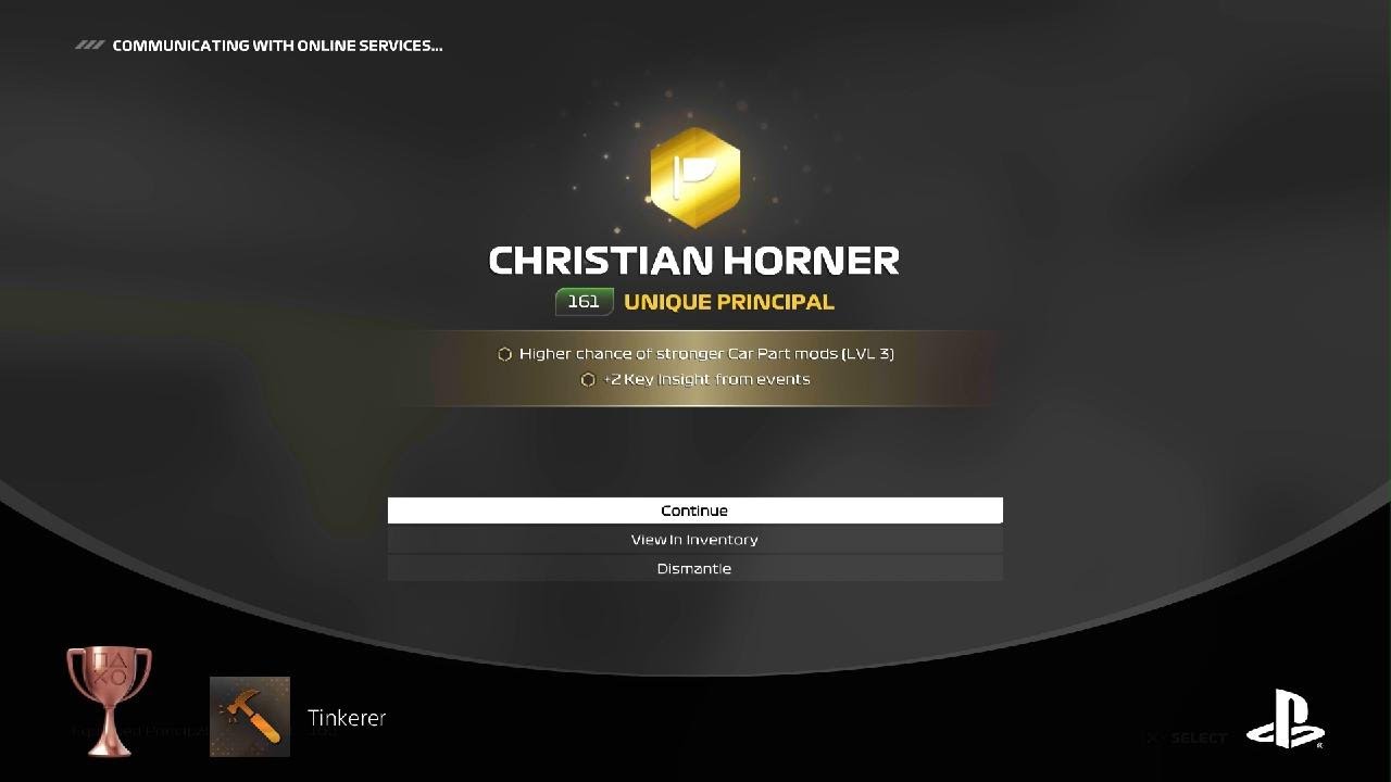 F1 23 tinkerer trophy