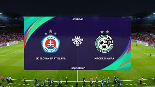 ŠK Slovan Bratislava vs Maccabi Haifa () UEFA Champions League PES 2021