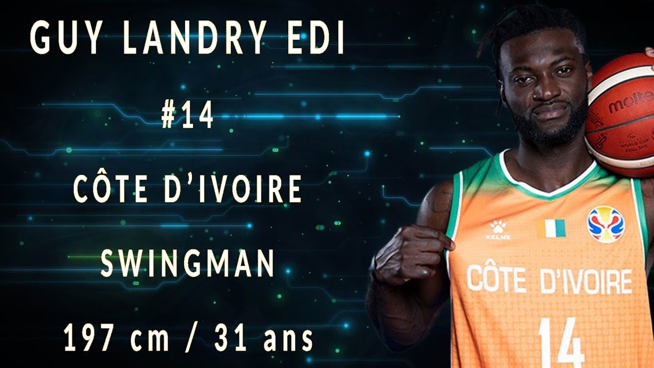 Highlights de Guy Landry Edi avec la Côte d'Ivoire YouTube