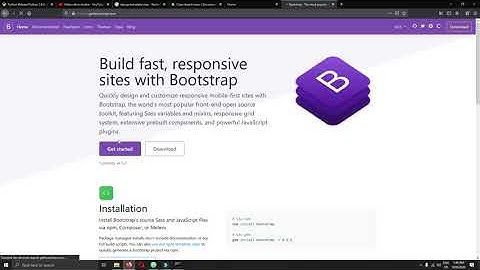 Adding navigation and bootstrap to django project