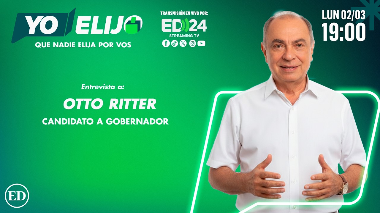 #YoElijoVIVO | ¨Entrevista a Otto Ritter, candidato a Gobernador de Santa Cruz¨