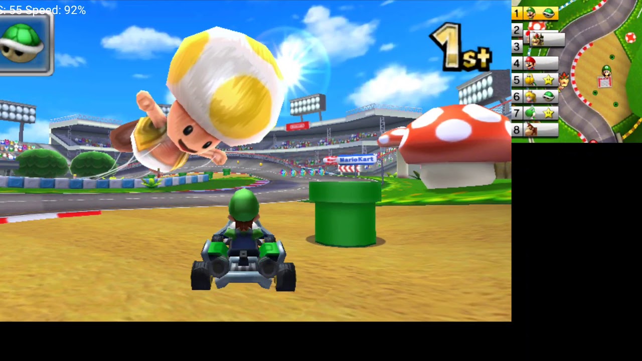 citra mario kart 7 rom