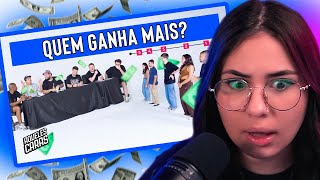 reagimento QUEM GANHA MAIS POR MÊS? | Aqueles Caras