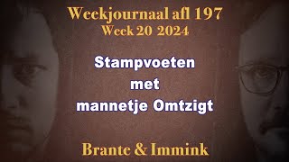 Stampvoeten met mannetje Omtzigt