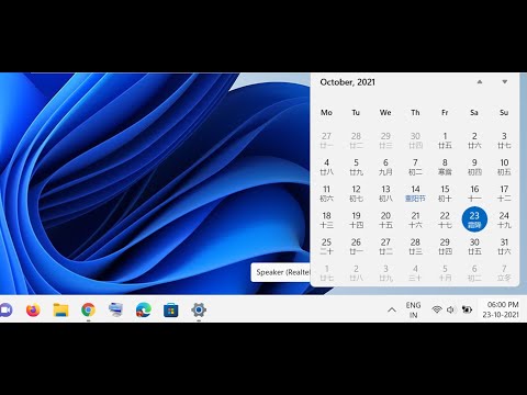 Fix Windows 11 Calendar On Taskbar Is Showing Chinese Character,Calendar Appears In Chinese Language