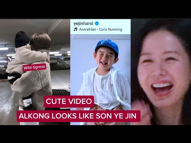 SON YE JIN SHARED CUTE VIDEO OF ALKONG LOOKS LIKE DADDY HYUN BIN!