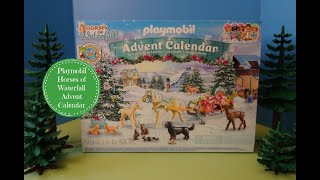 Playmobil Horses Of Waterfall - Advent Calendar - 68 Parts - 7134