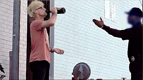 Escaping From Cops Using Magic - How To Drink In Public