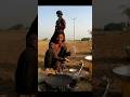 Desert Camel Girl Cooking Breakfast | Happy People #villagelife #viral #shorts