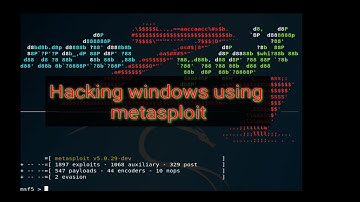 How To Hack Windows Using Metasploit.