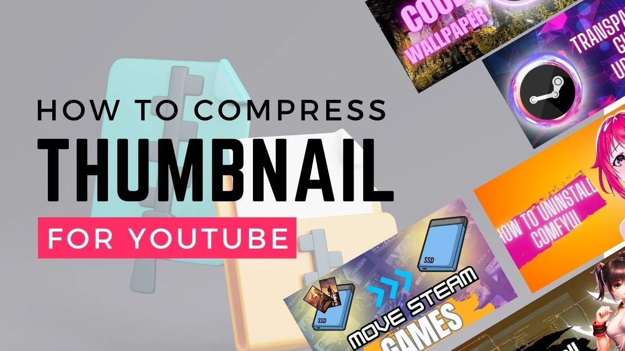 How to compress thumbnail for YouTube (Simple) 2025